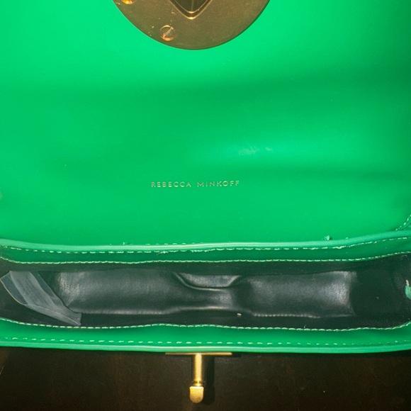 Green Leather Shoulder Bag - Picture 3 of 4